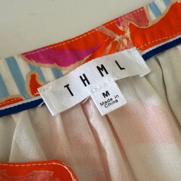 THML floral knee length dress  size medium - Picture 2 of 5